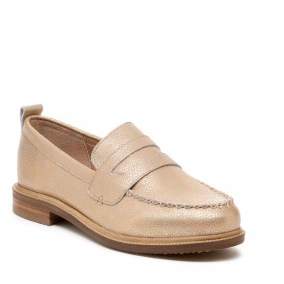 new Kelsi Dagger Brooklyn Lens Leather  Loafers $140 Retail   2510 4M2T - Picture 3 of 6